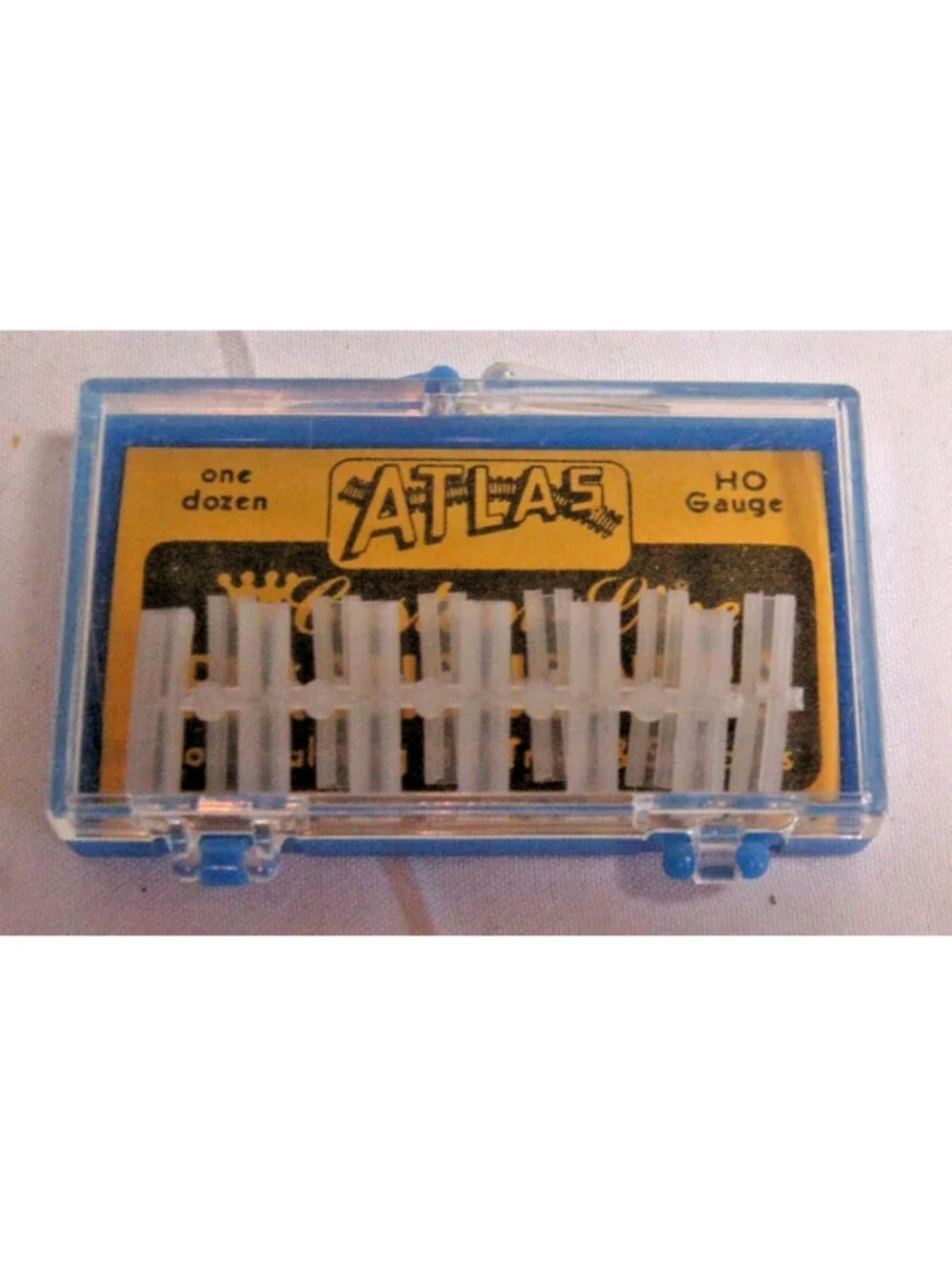 VINTAGE set of 5 ATLAS HO SCALE CUSTOM LINE PLASTIC JOINERS 12 PCS - NEW